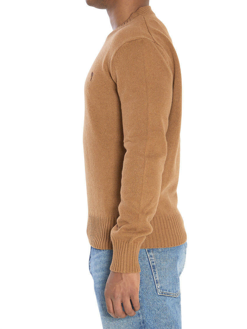 Brown Crew Neck Sweater 2
