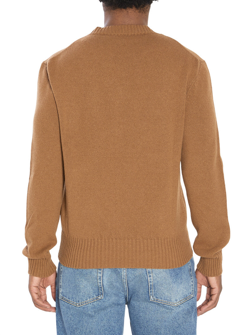 Brown Crew Neck Sweater 3