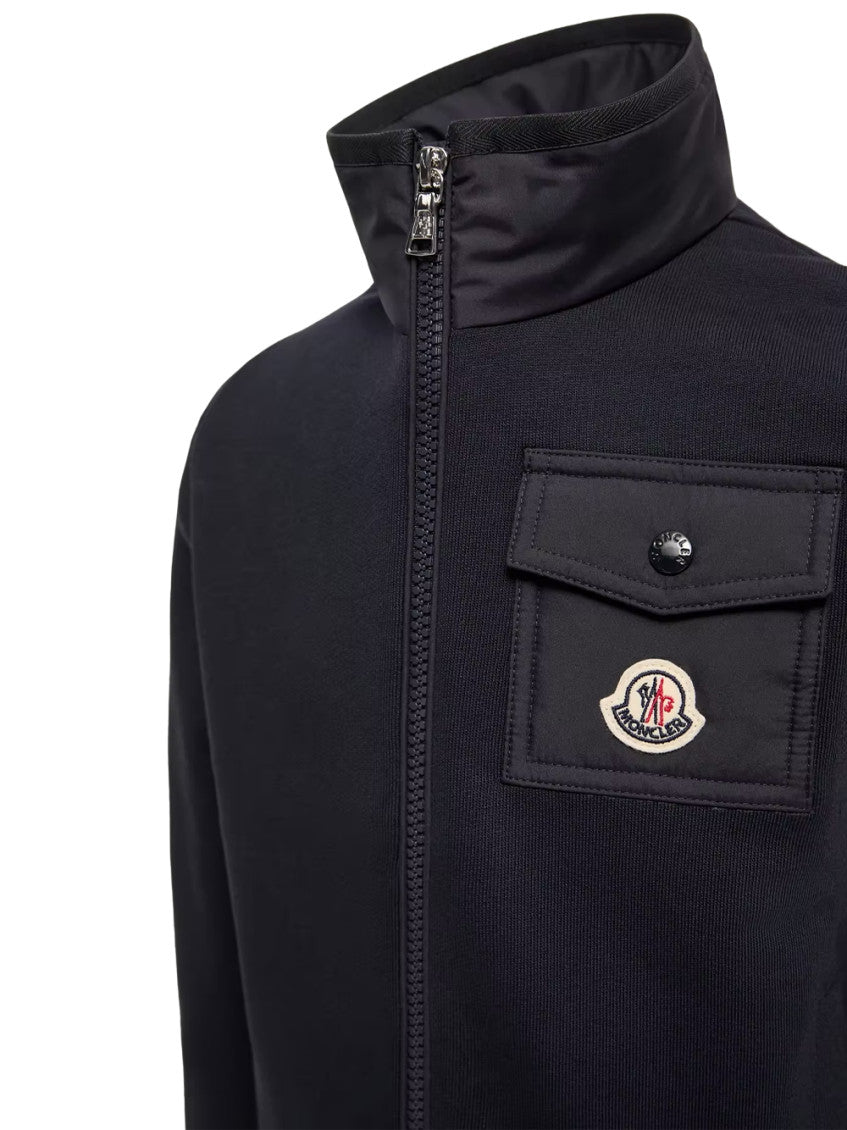 Boys Navy Blue Logo Jacket 3