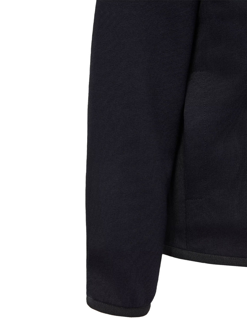 Boys Navy Blue Logo Jacket 4