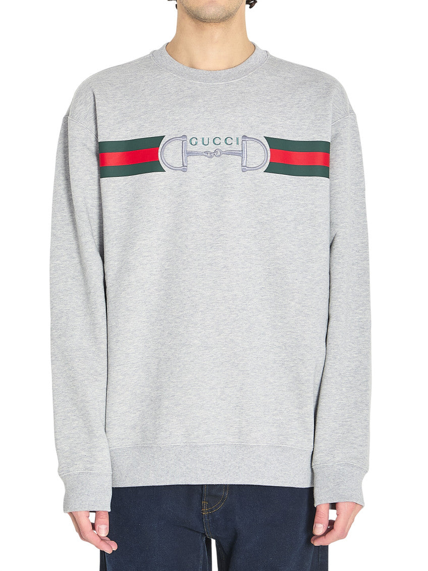 Grey Crew Neck Sweatshirt 1