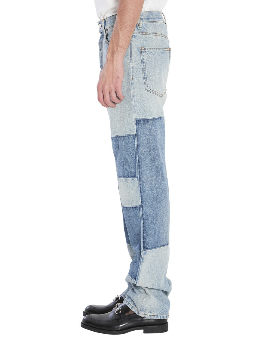 Light Blue Mid Rise Jeans 2