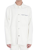 White Relaxed Logo Shirt 1