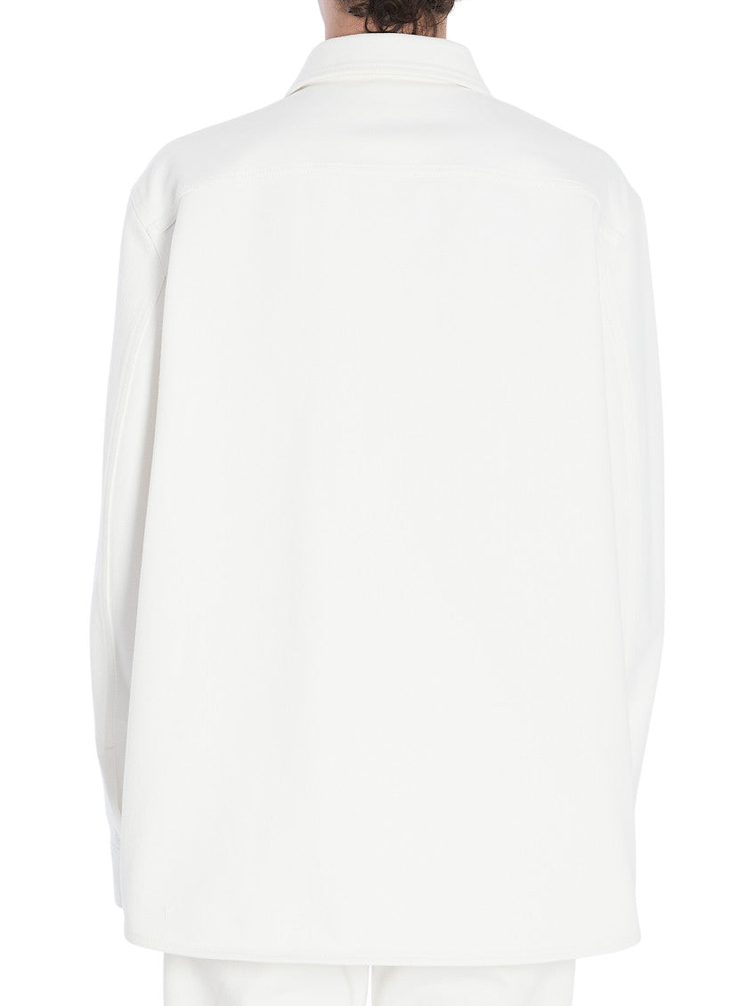 White Relaxed Logo Shirt 3
