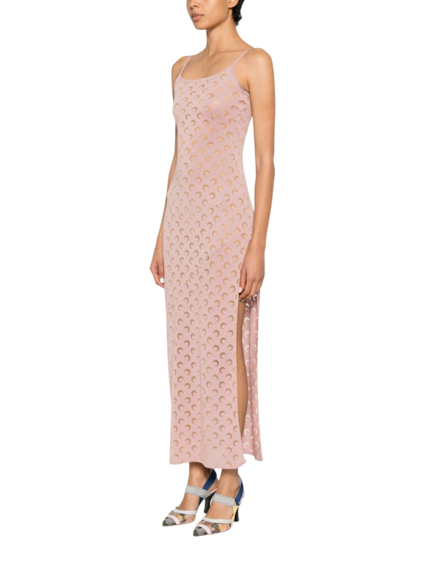Light Pink Logo Scoop Neck Dress 2