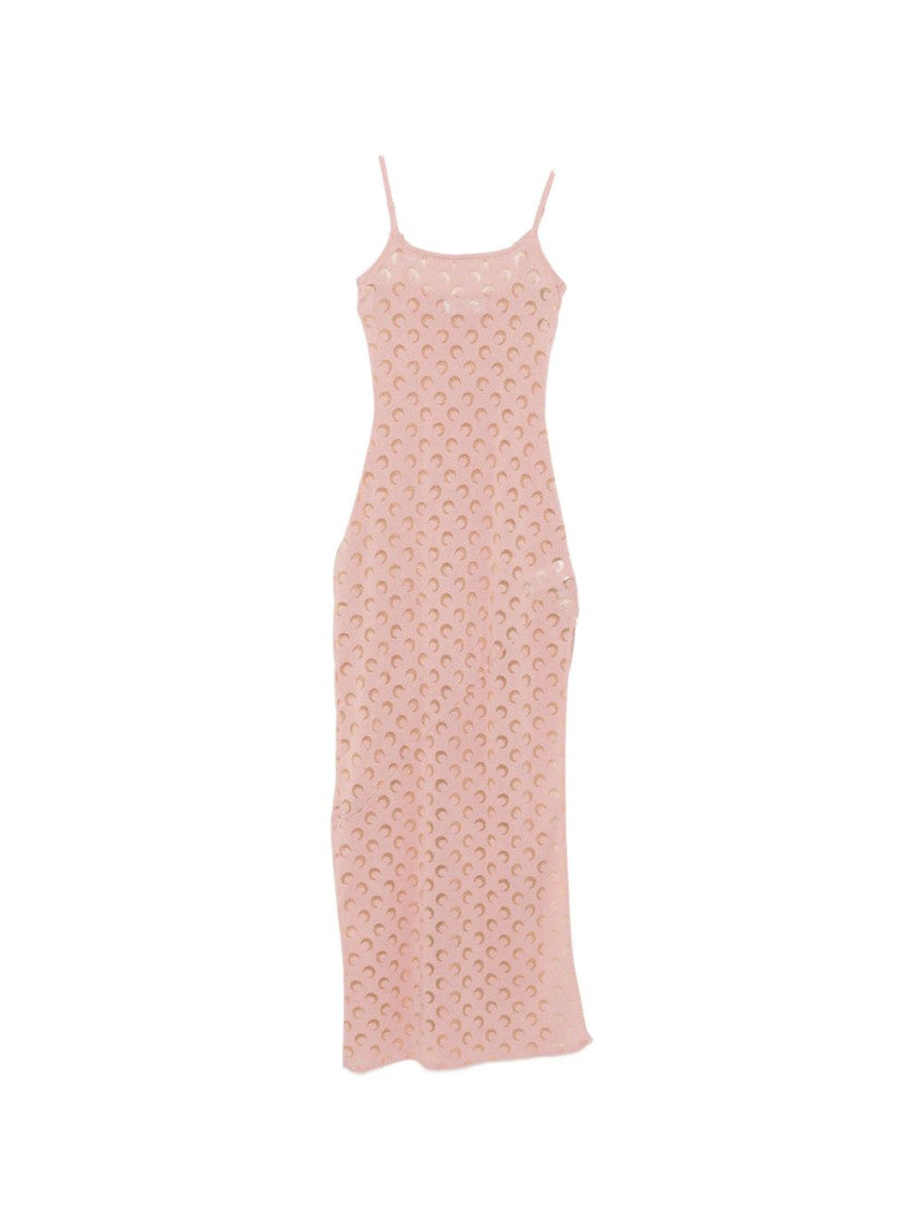 Light Pink Logo Scoop Neck Dress 3