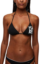 Black Logo Swimwear 1