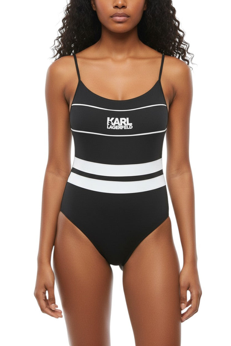 Black Stripes Swimwear 1