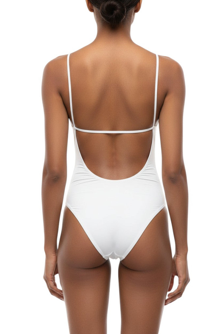 White Logo Swimwear 2