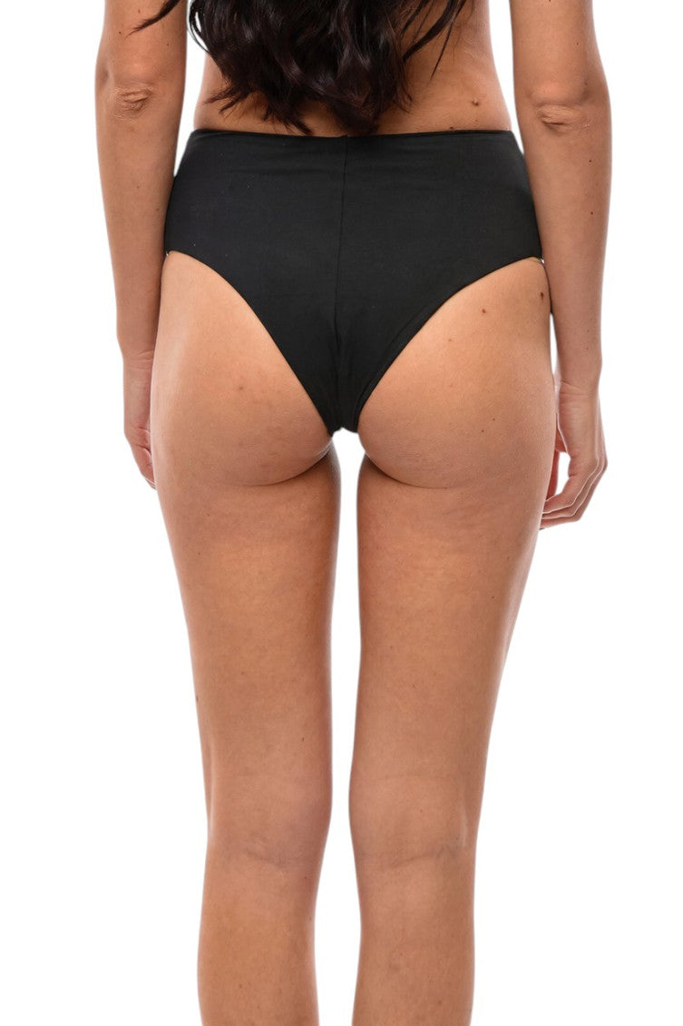 Black Logo Bikini Bottom Swimwear 2