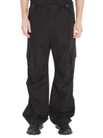 Black Relaxed Cargo Pants 1