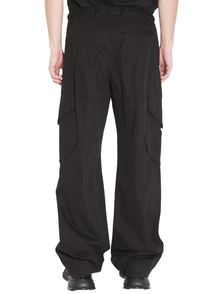 Black Relaxed Cargo Pants 3