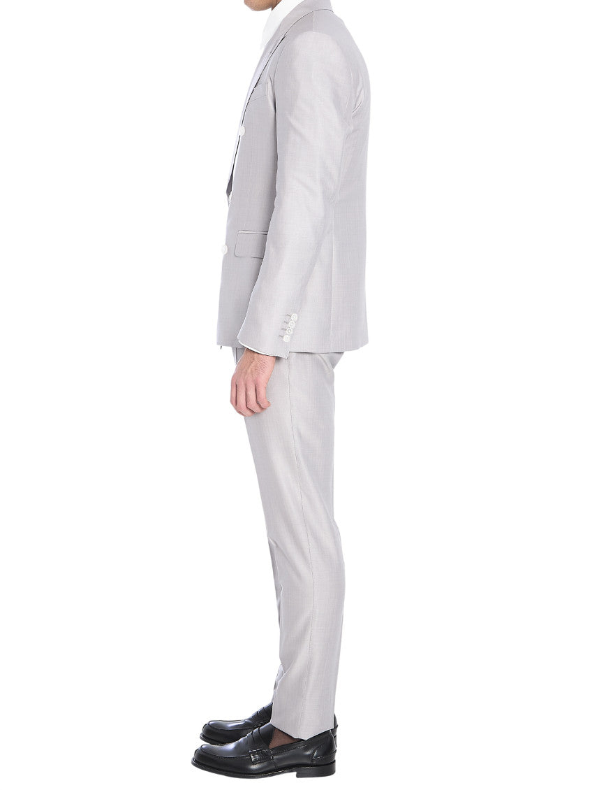 Grey Double Breasted Suit 2