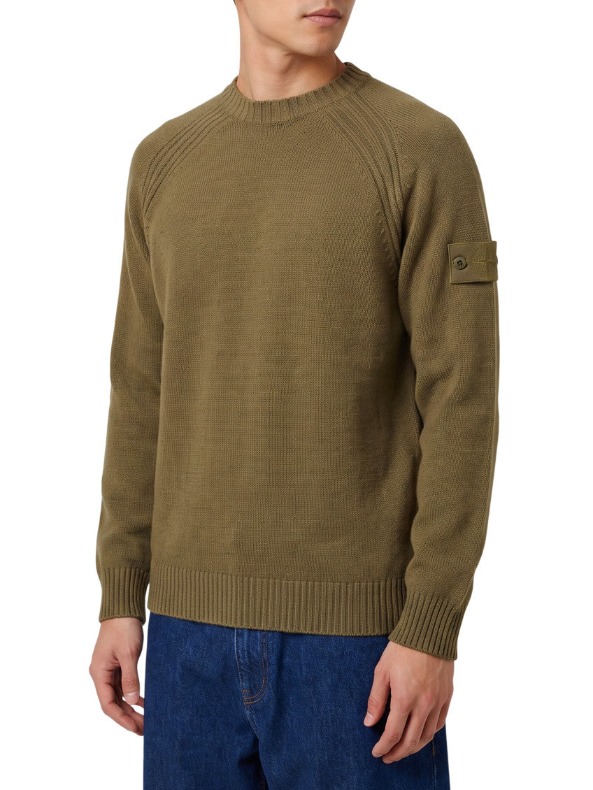 Green Crew Neck Sweater 2