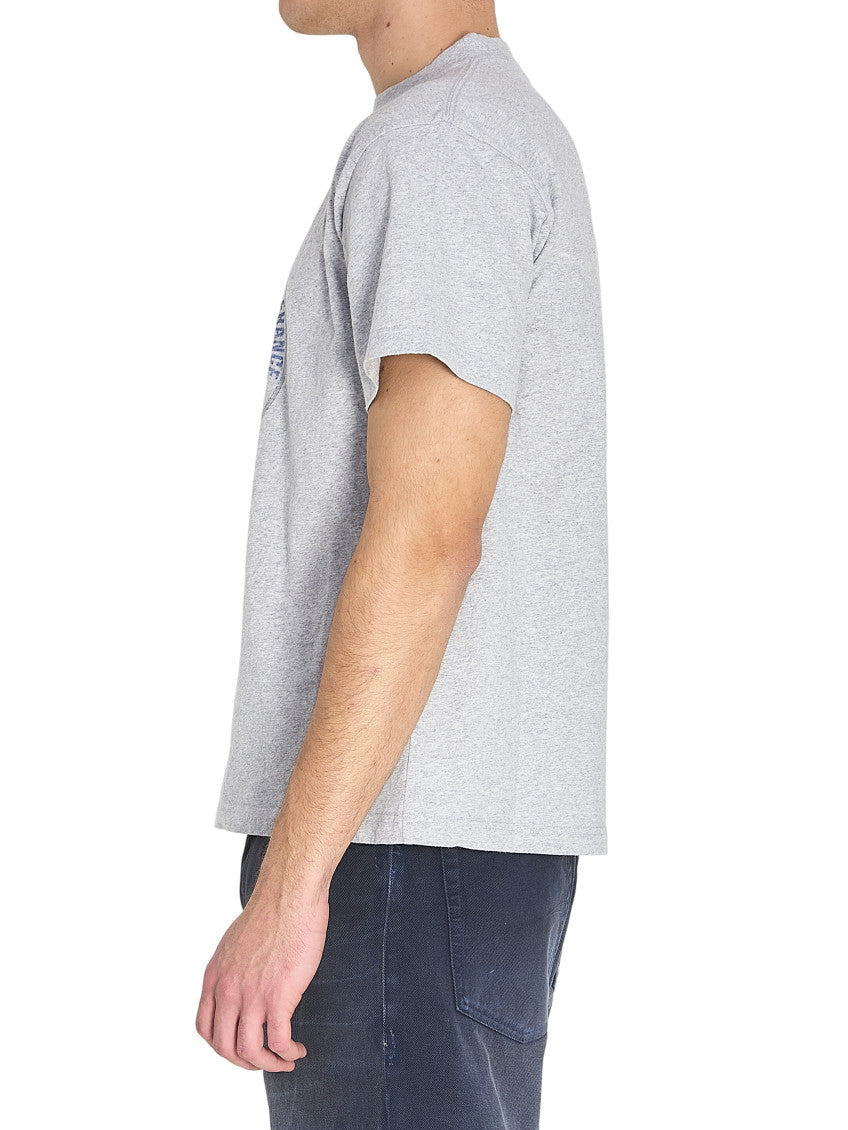 Grey Graphic Print T-Shirt 2