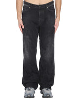 Black Relaxed Mid Rise Jeans 1