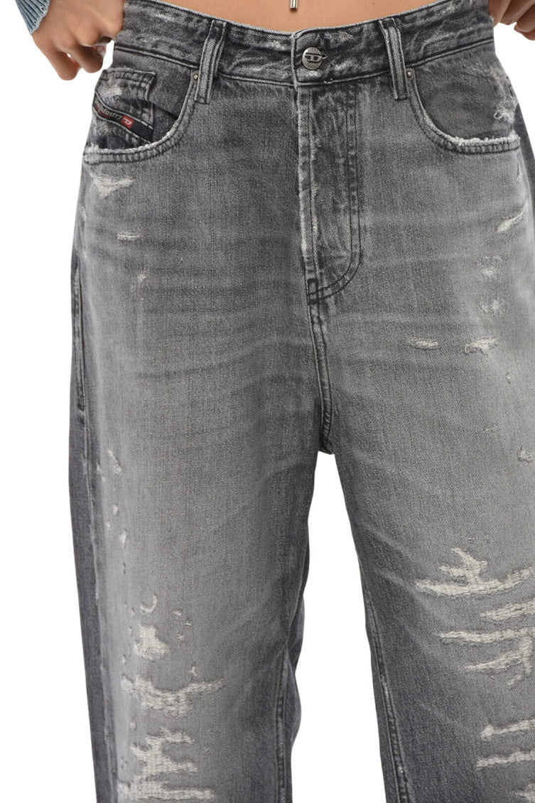 Grey Low Rise Jeans 3