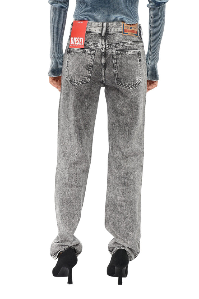 Grey Mid Rise Jeans 2