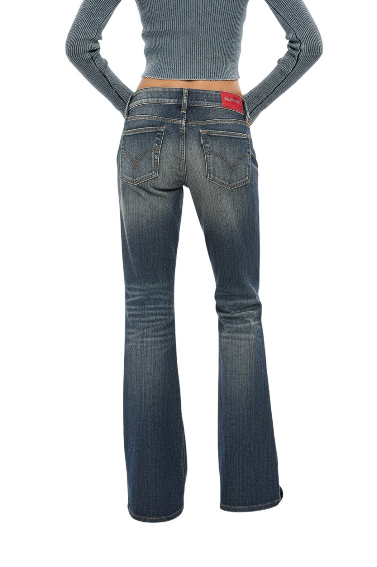 Light Blue Low Rise Jeans 2