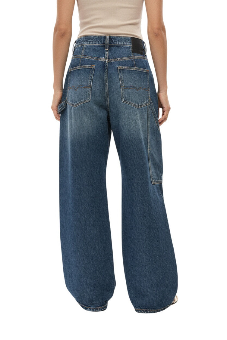 Blue Low Rise Jeans 2