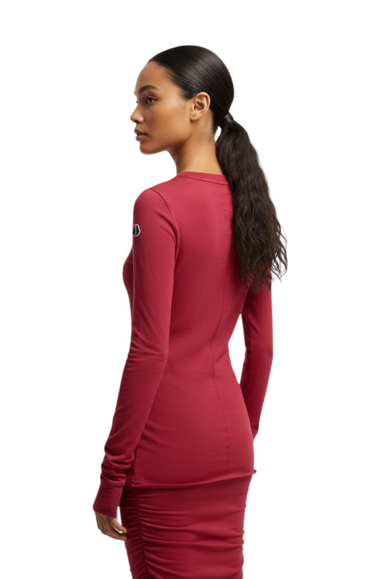 Red Crew Neck Sweater 2