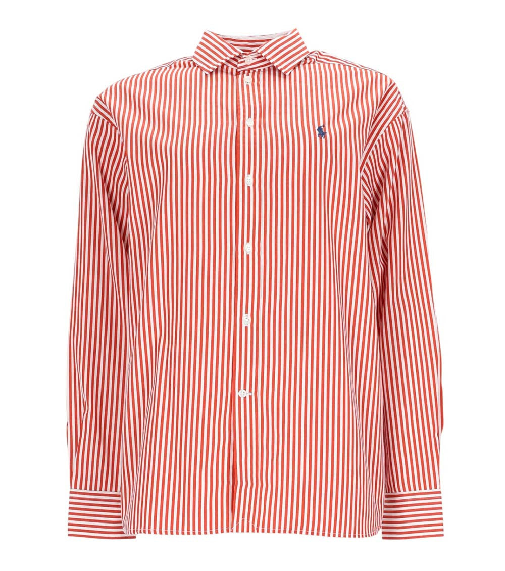 Red Relaxed Stripes Shirt 1