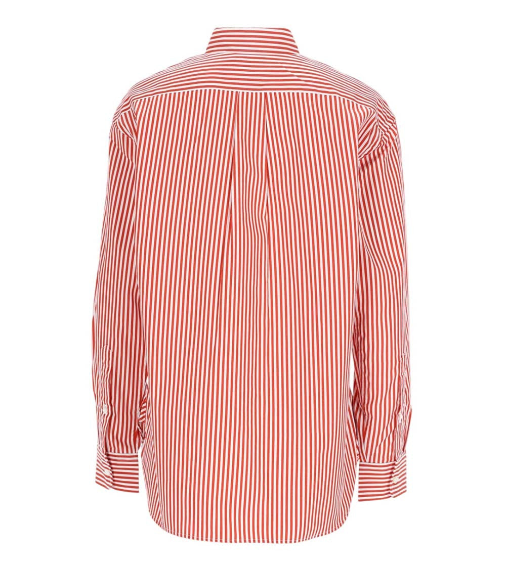 Red Relaxed Stripes Shirt 2