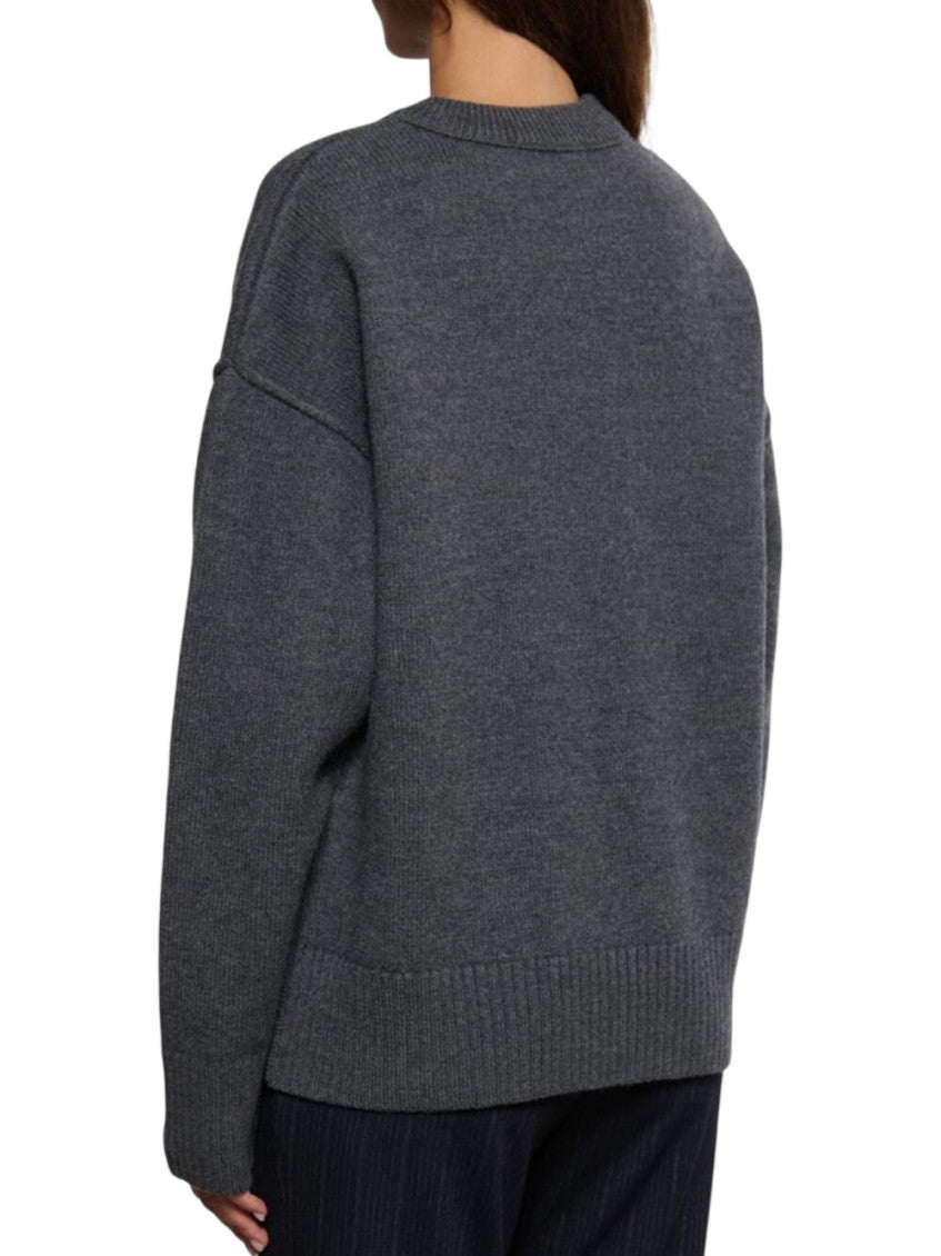 Grey Crew Neck Sweater 2