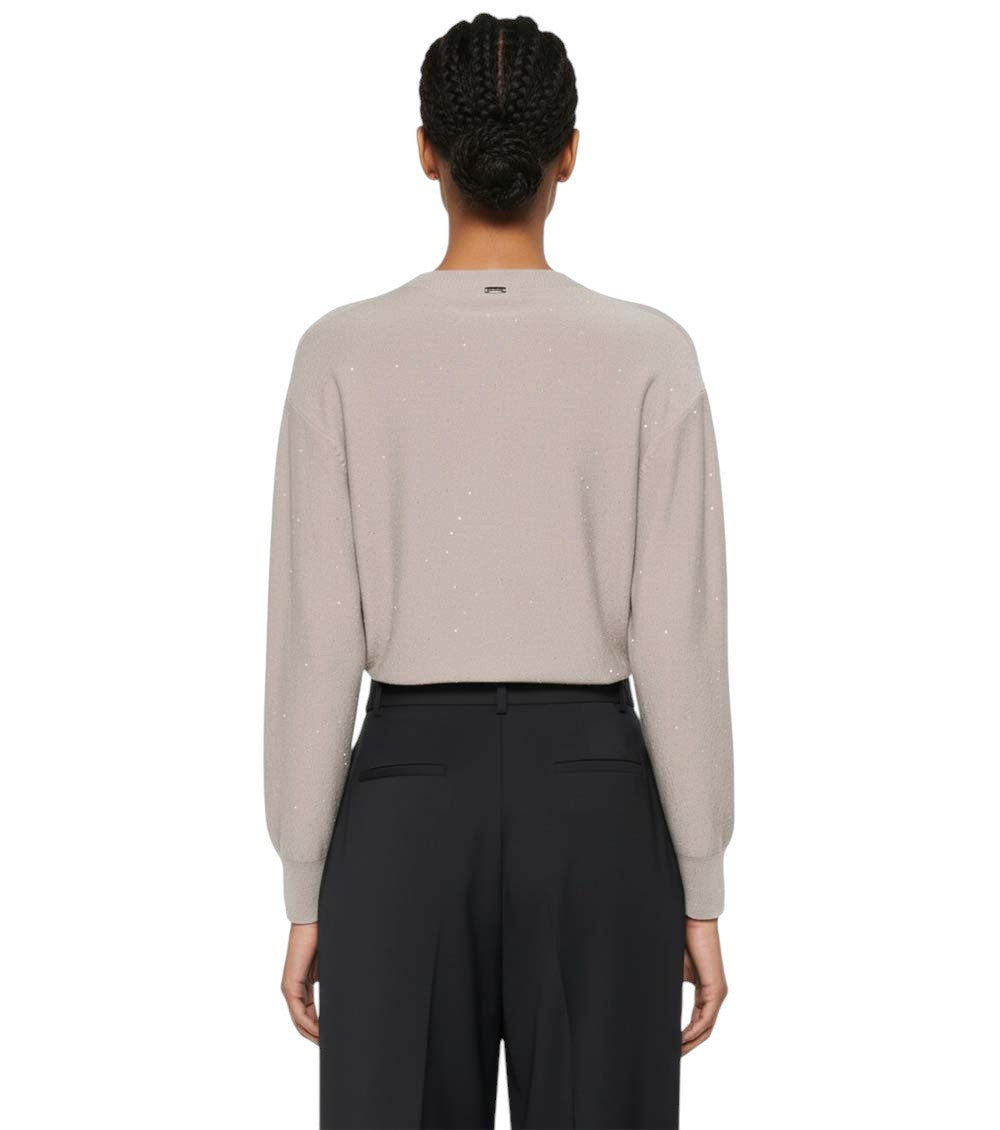 Purple  V Neck Sweater 3