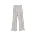 Grey Flared Pleated Pant 1