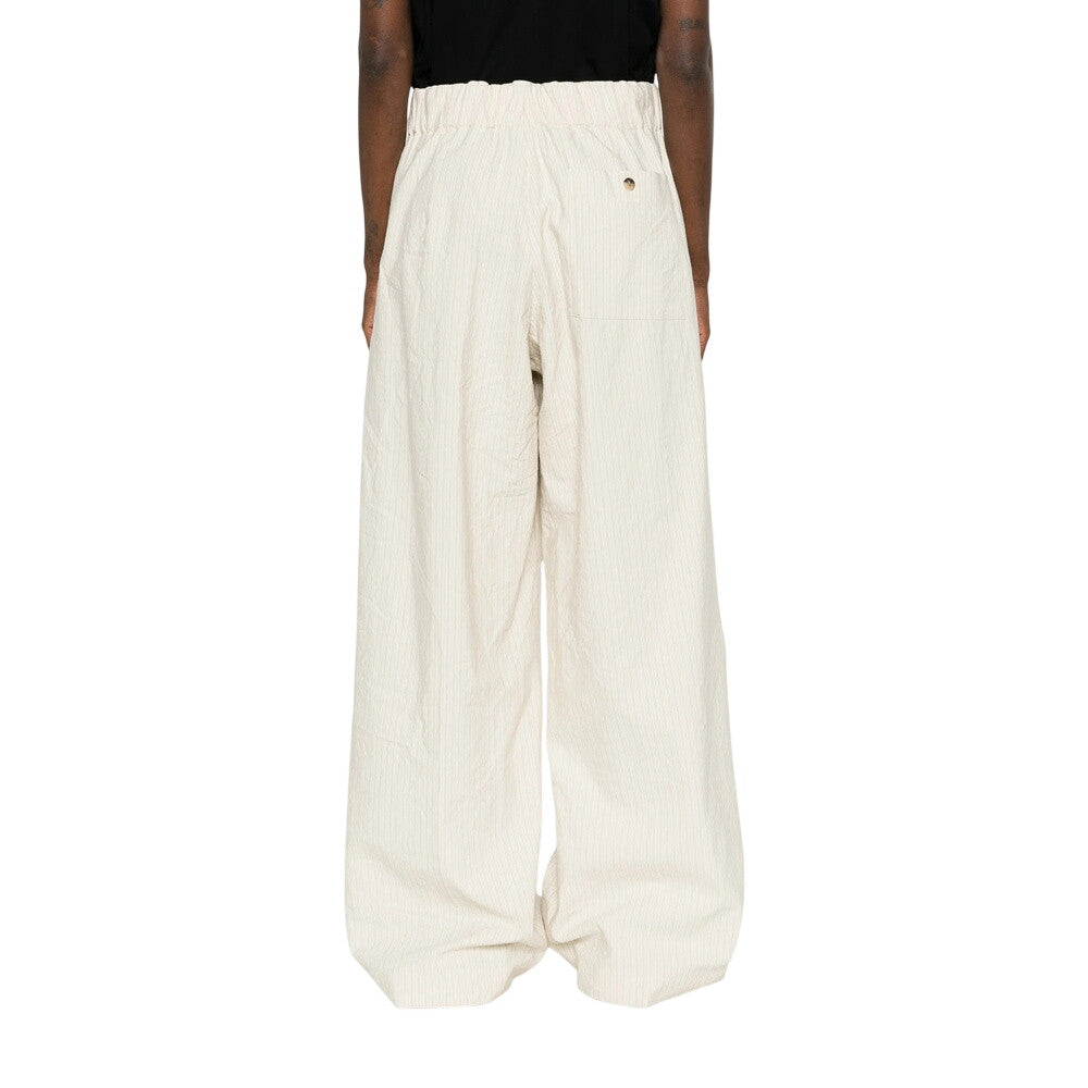 Beige Loose Drawstring Pant 2