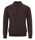 Brown Regular Polo Sweater 1