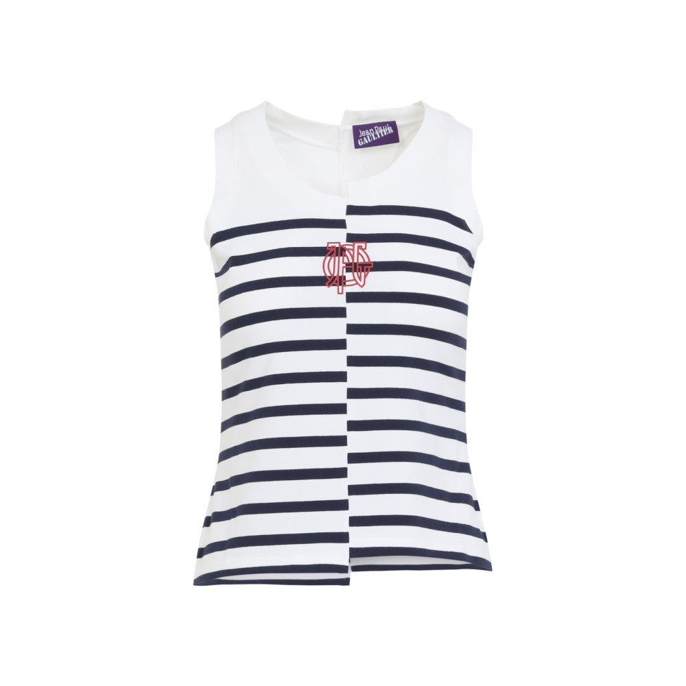 White Scoop Neck T-Shirt 1