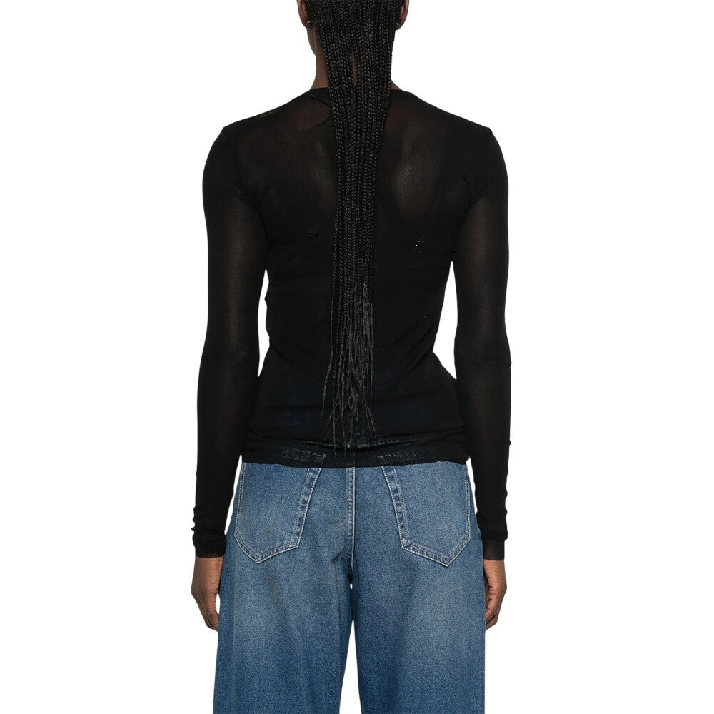 Black Crew Neck T-Shirt 2