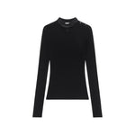 Black Mock Collar Sweater 1