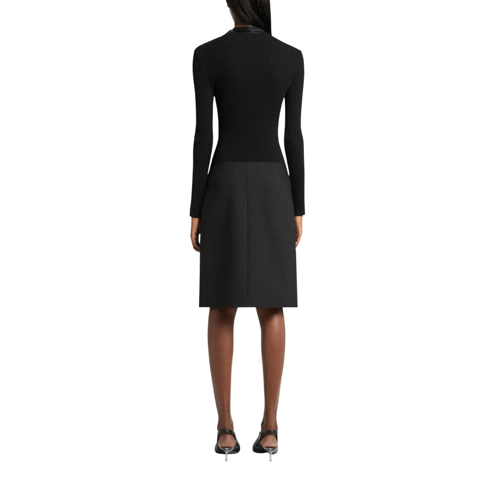 Black Mock Collar Sweater 3