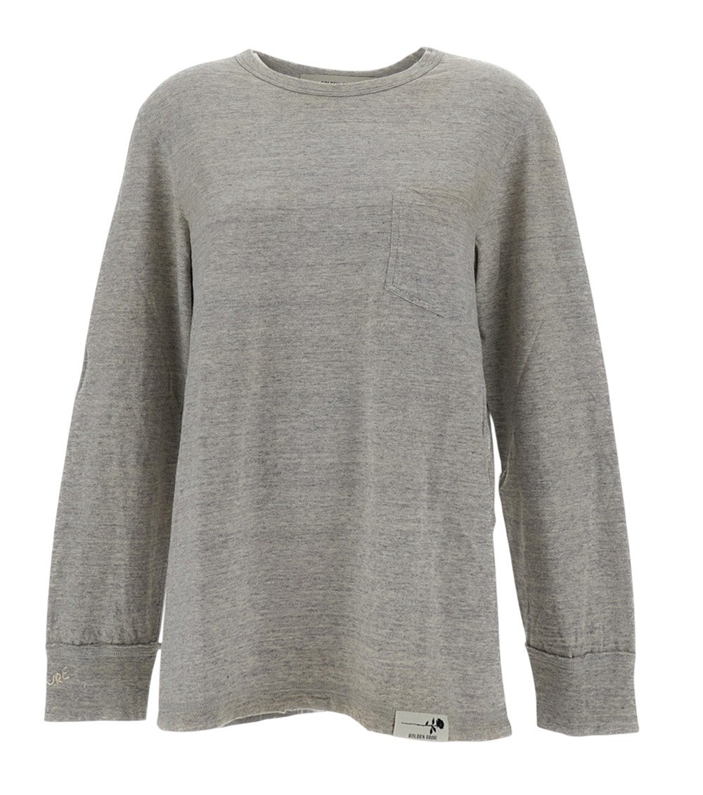 Dark Grey Solid Crew Neck T-Shirt 1