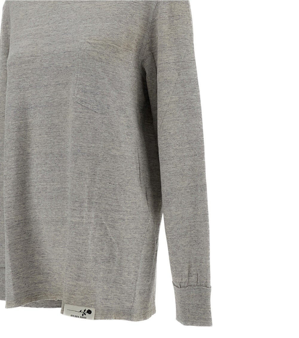 Dark Grey Solid Crew Neck T-Shirt 3