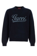 Dark Blue Wool Sweater 1
