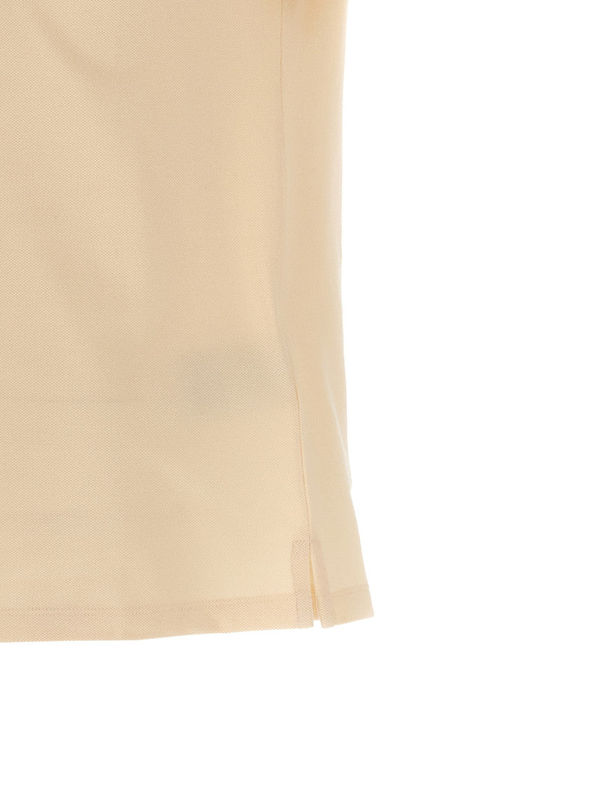 Beige VLogo Polo Shirt 4