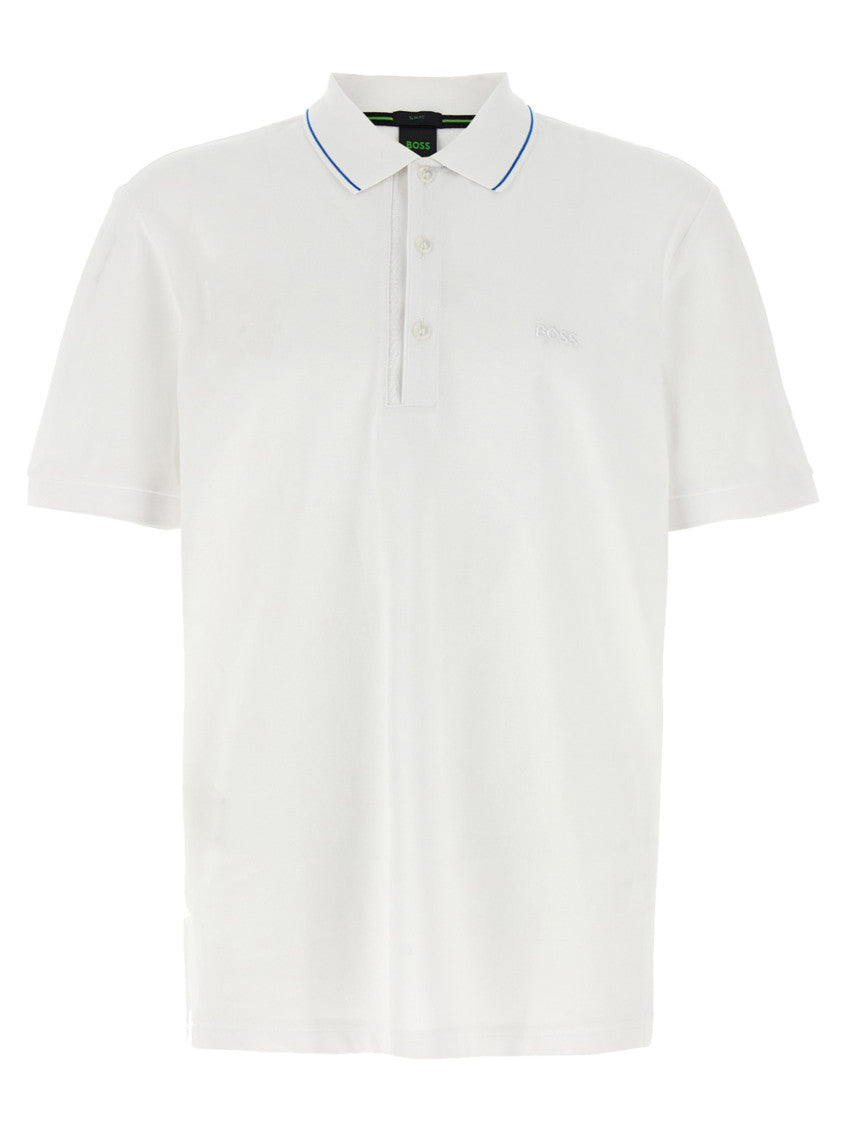 White Logo polo 1