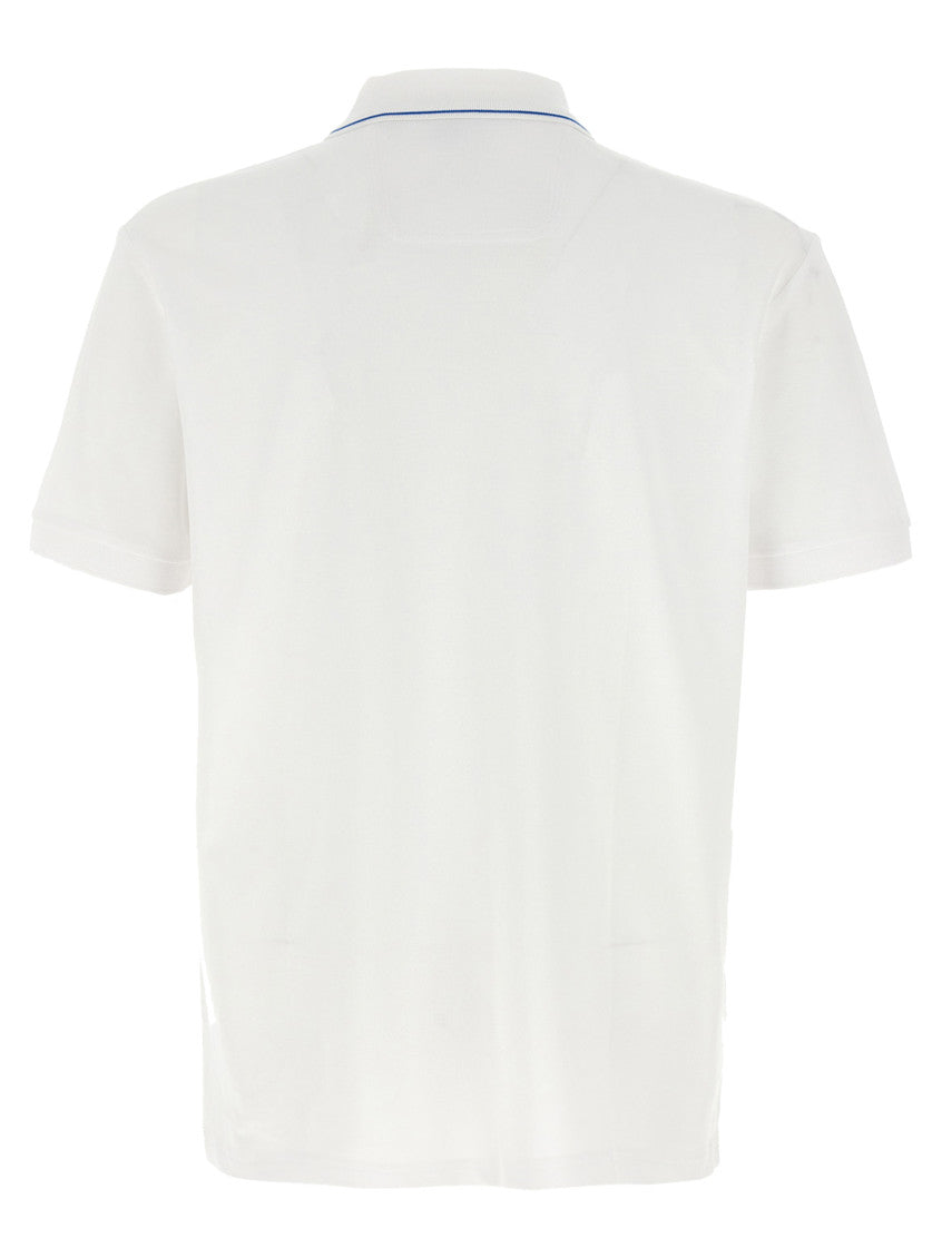 White Logo polo 2