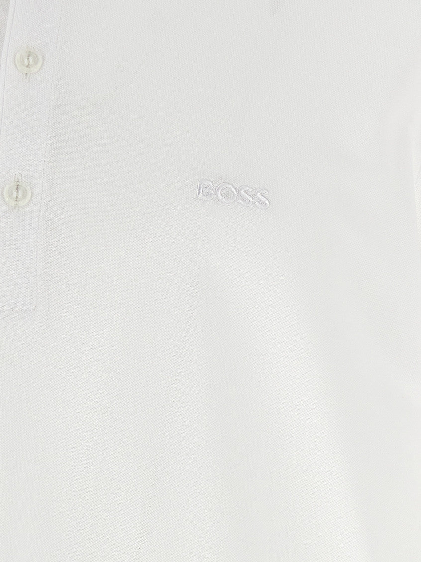 White Logo polo 4