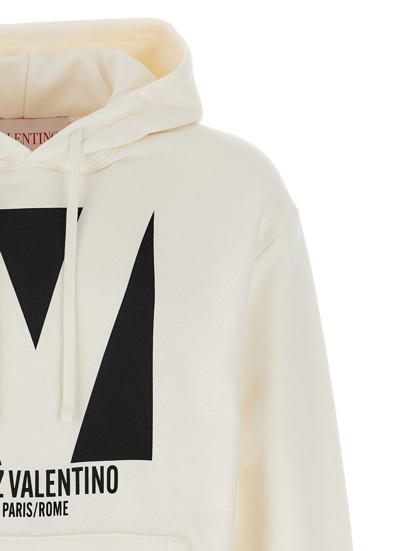 White Logo Hoodie 3