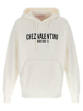 White Logo Hoodie 1