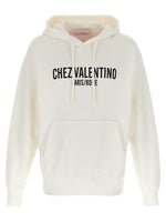 White Logo Hoodie 1