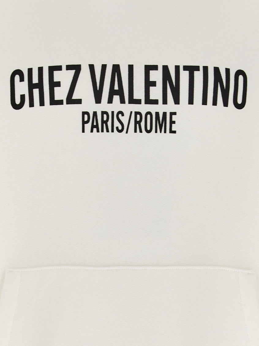 White Logo Hoodie 4