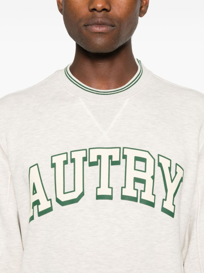 White Logo Jersey Sweatshirt 2