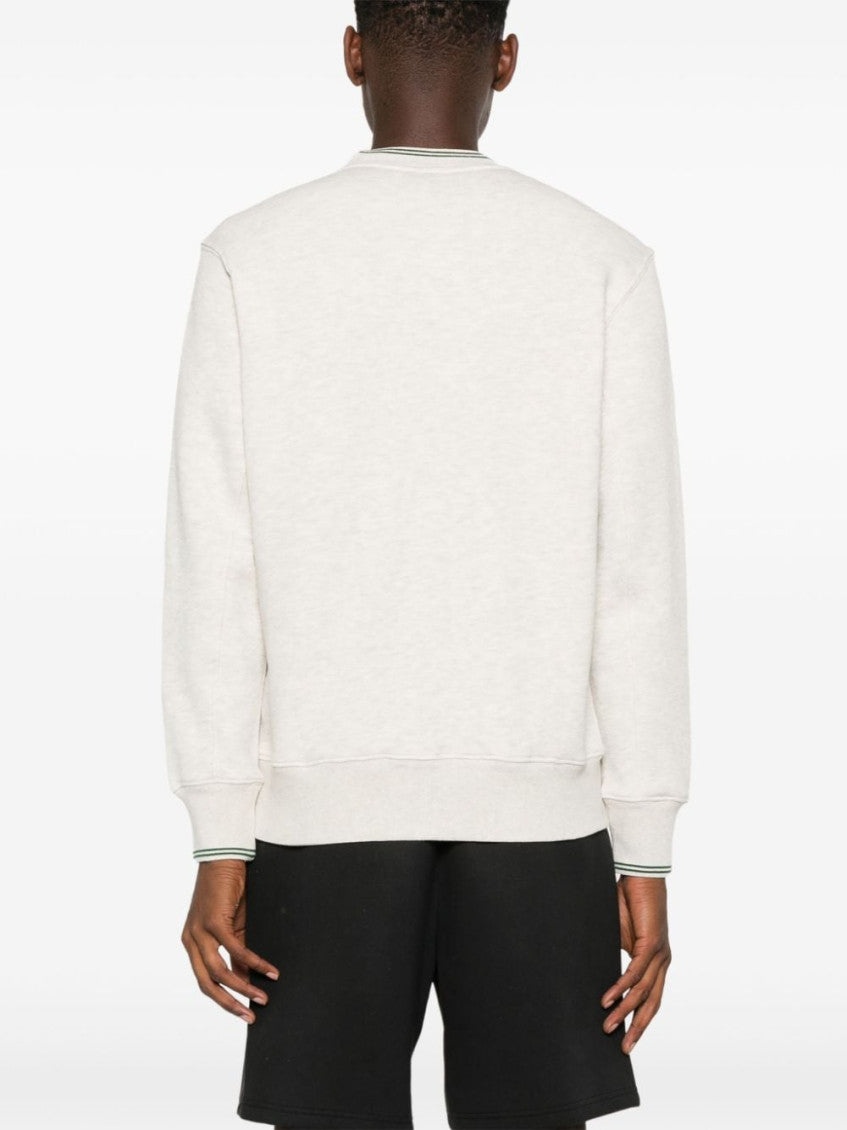 White Logo Jersey Sweatshirt 3