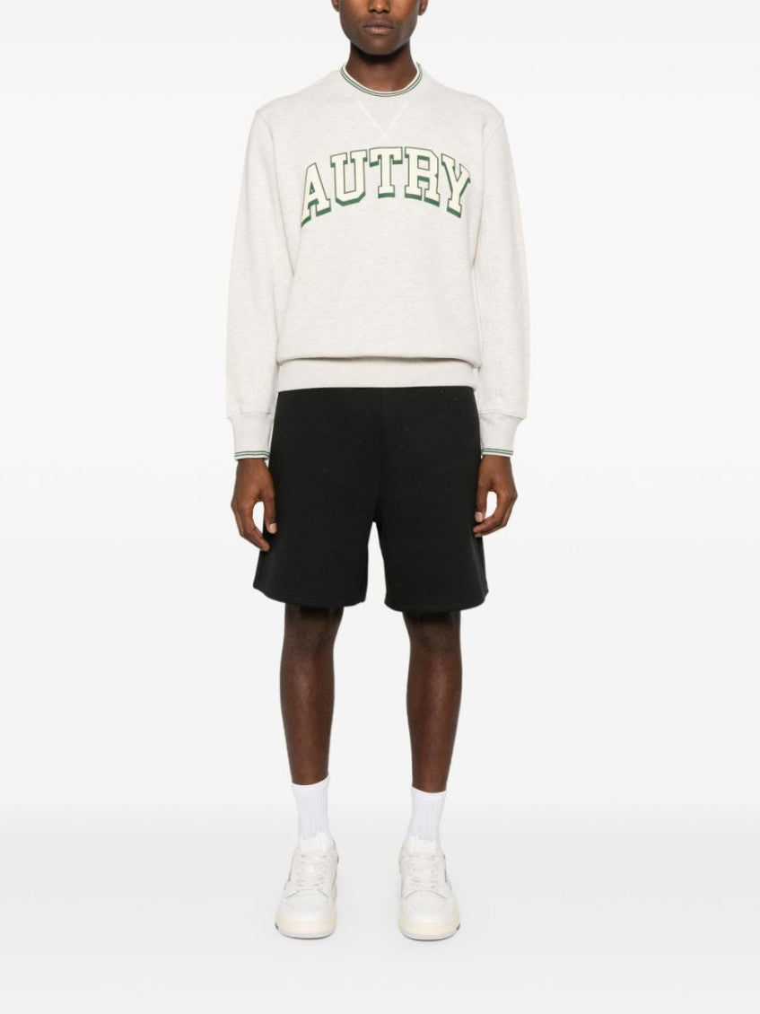 White Logo Jersey Sweatshirt 5